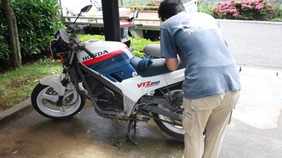 VTZ　250　バイク無料処分